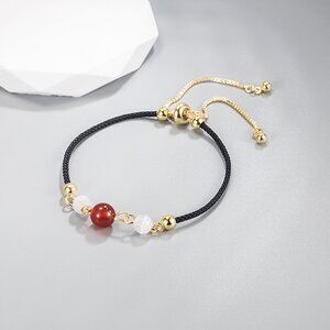 NWT: Black String Bracelet, a symbol of luck, love, and protection